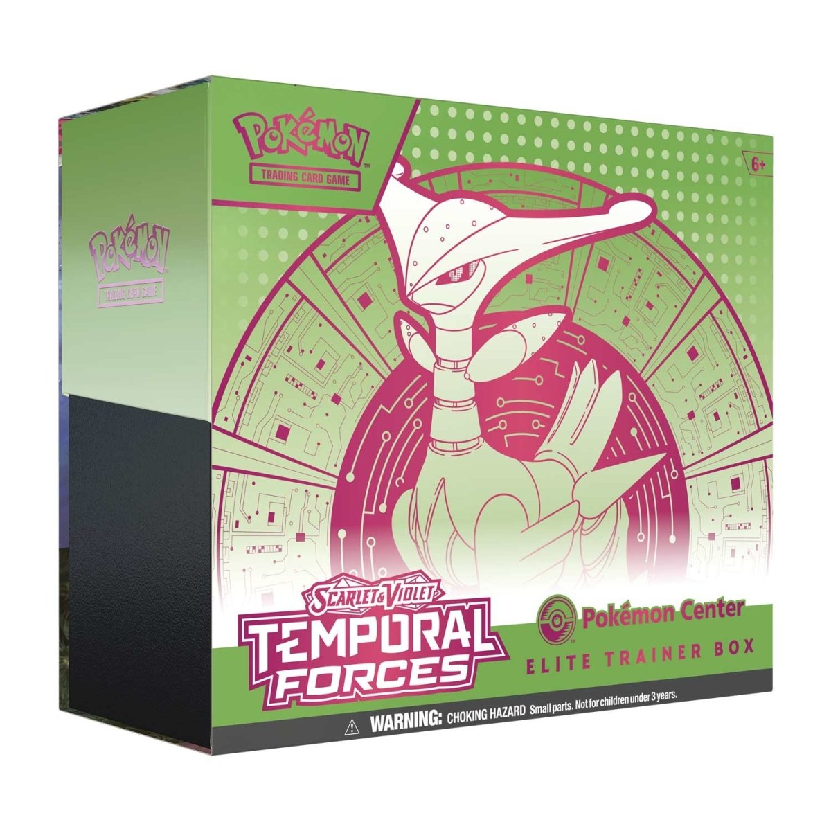 Pokemon TCG Scarlet & Violet: Temporal Forces - Elite Trainer Box Iron Leaves En Ingles